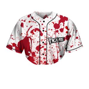 Figure Blood Splashes crop top jersey - Rave Jersey